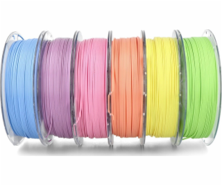 ROSA-PLAST Sada filamentů Rosa3D PLA Pastel 1,75 mm 6x350g