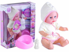 Lean Sport Panenka Baby v županu, láhev, nočník, hra Pampers