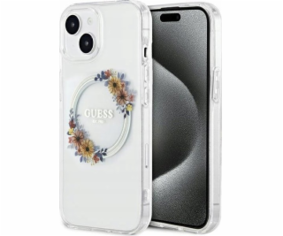 Guess Originální pevný kryt GUHMP15SHFWFCT pro iPhone 15 ...