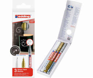 Edding Lesklý olejový popisovač e-780 EDDING, 0,8 mm, 3 k...