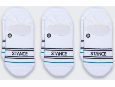 Stance Ponožky Basic No Show, 3 páry, bílé