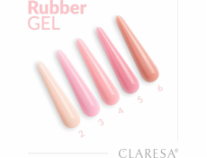 Claresa CLARESA Rubber Gel Gel na navrhování a prodlužování nehtů 03 - 90 g