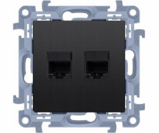 Kontakt-Simon zásuvka RJ45 + telefonní zásuvka RJ11 Konta...
