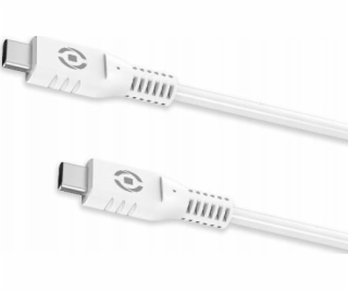 Celly USB-C USB-C PD 60W CABLE BÍLÝ USB kabel