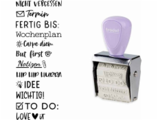 Trodat trodat Creative Mini/V2 Pastell Lila + Kissen 3Farben 1129