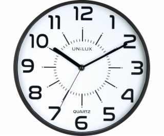 Unilux Hodiny Unilux Pop 28,5 cm černé -