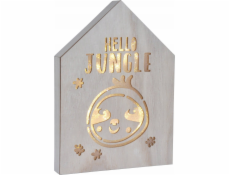 Douceur d`Interieur Interiérová dekorace s LED podsvícením, 20 x 27,5 cm, lenochod