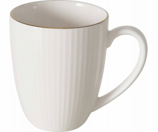 Boltze Porcelánový hrnek KELLY, bílý, 400 ml