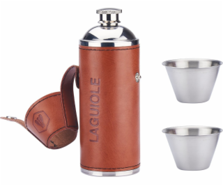 Laguiole Tradition Laguiole Flachmann inkl. 2 Becher