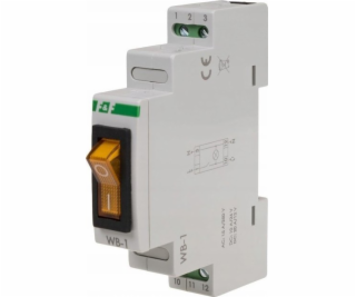 F&F F&F WB-1Y 16A 1NO 230V AC dvoupolohový spínač se žlut...