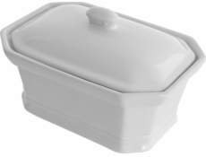 Secret de Gourmet Keramická zapékací mísa MINI s víkem, bílá