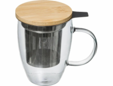 Secret de Gourmet Hrnek ARHA s nálevníkem, 400 ml, sklo