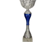 Victoria Sport Stříbrno-modrý kovový hrnek