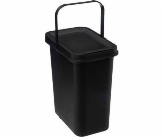 5five Odpadkový koš černý, 12 l