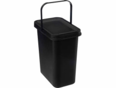 5five Odpadkový koš černý, 12 l