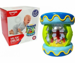 Lean Sport Carousel Drum Zvířecí zvuky modré (4572)