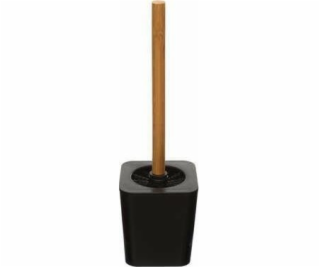 5five Toaletní kartáč s otevřeným stojanem, 38 cm, černý