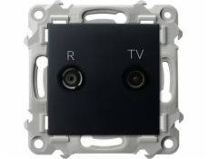 Ospel RTV zásuvka Ospel Szafir GPA-ZK/m/33 finální černá metalíza