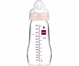 MAM Skleněná lahev 260ml pro dívku