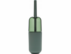 Douceur d`Interieur Toaletní kartáč s plastovou nádobou, interiérový design, khaki, 10 x 37,5 cm