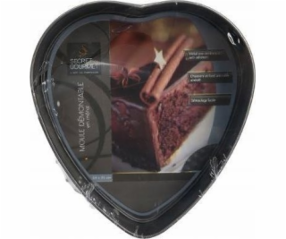 5five Pečící forma, plech ve tvaru srdce, nepřilnavý povr...