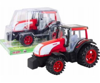 LeanToys Velký zemědělský traktor Zemědělský pohon Červený