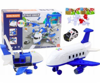 LeanToys Interaktivní letadlo Skládací policejní stanice ...