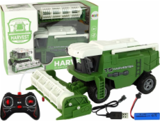 LeanToys Zemědělské vozidlo Sklízeč R/C 29 cm Zelená