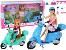 LeanToys Příslušenství k sadě panenky s dětskou koloběžkou