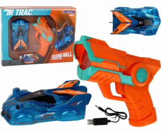 LeanToys laserové auto, které jede po zdech, modré