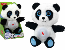 LeanToys Plyšová hračka Panda Bear Sleeper Lullaby Lamp 30 cm