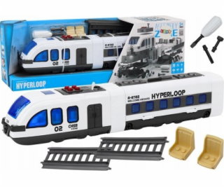 LeanToys Koleje pro osobní vlaky, které se dají otáčet, D...