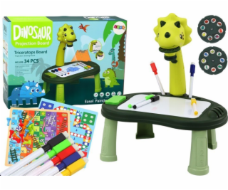 LeanToys kreslicí projektor dinosaurus stolní hra 2v1 čín...