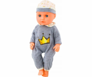 LeanToys Panenka v šedém pyžamu, zvuky dudlíku z lahvičky...