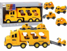LeanToys Auto Odtahovka Lora Silniční asistenční služba Stavební vozidla Žlutá