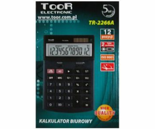 Toor Electronic Elektronická kalkulačka Toor TR-2266A