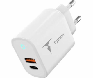 T-Phox Nabíječka 45W USB + USB-C T-PHOX GLORY bílá