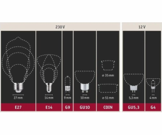Paulmann LED světelný zdroj Vint AGL 300lm 5W 2500K zlatý...