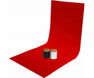 GlareOne GlareOne PVC pozadí 60x130cm - červené