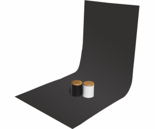 GlareOne PVC pozadí 60x130cm - černé, zrcadlové