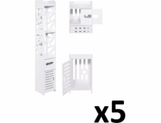 Leobert Sloupová koupelnová skříňka 120 cm x 5