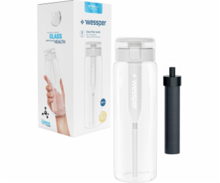 Wessper Skleněná filtrační láhev ActiveMax Clarti Glass 6...
