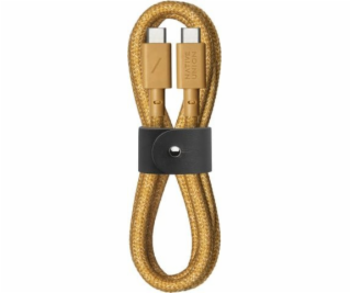 Native Union Kabel USB-C na USB-C 1,2 m žlutý (BELT-C-KFT...