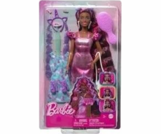 Mattel Panenka Barbie BRB HAIR PLAY FIALOVÉ ŠATY JDC86 WB6