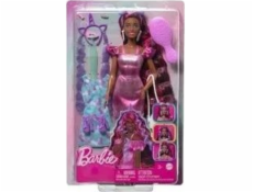 Mattel Panenka Barbie BRB HAIR PLAY FIALOVÉ ŠATY JDC86 WB6