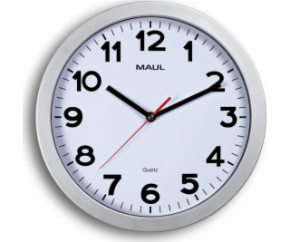 Maul MAUL Wanduhr Step weiß/silber Kunststoff 30cm inkl. ...