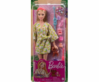Mattel Panenka Barbie BRB RELAX PANENKA V ŽUPANU HKT90 WB6