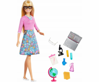 Mattel Panenka Barbie Učitelka s notebookem GJC23