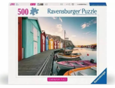 Ravensburger Puzzle Přístav lodí v Smgenu 500 dílků
