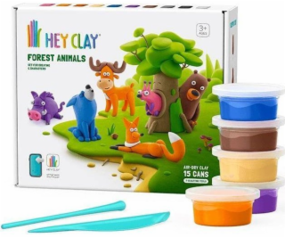 Tm Toys TMT HeyClay sada Lesní zvířátka + příslušenství 1...